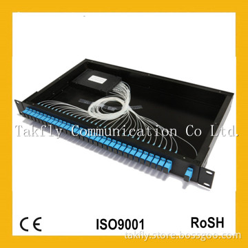1+32 CH. Gpon FTTH Mux/Demux, Monitor Port Sc Upc with 19" Rack-Mount Fiber Optic/DWDM/CWDM